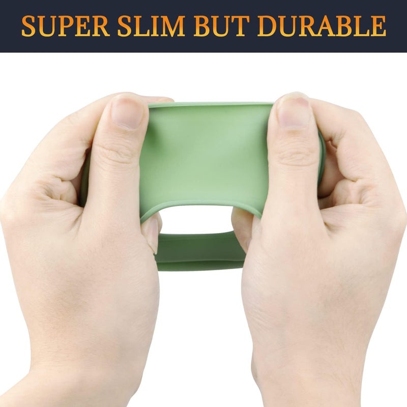 SoloWIT Sweat Proof Silicone Ear Cover for AirPods Max, Comfortable Fit for Gym Exercise, Easy to Clean, No Sound Quality Loss - Green - Image 5